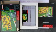 Box, Cartridge, Manual, And Tray | Super Tennis Super Nintendo