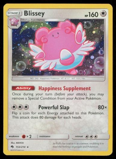 Blissey [Cosmos Holo] #153 Cover Art