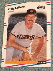 Craig Lefferts #87 Baseball Cards 1988 Fleer Prices