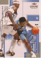 Andre Miller #2 Basketball Cards 2003 Fleer Genuine Insider Prices