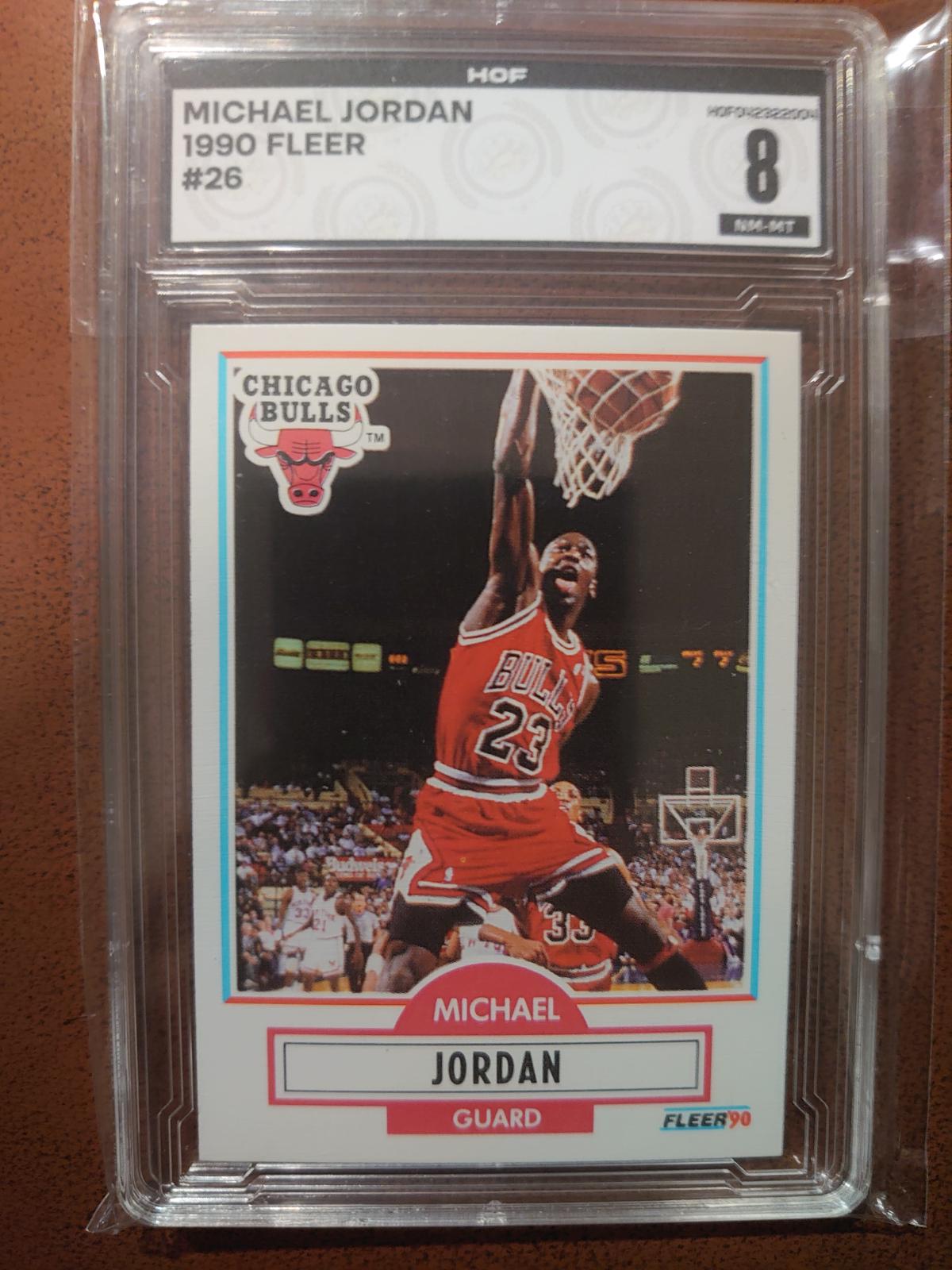 Michael Jordan | Graded 8 | 1990 Fleer