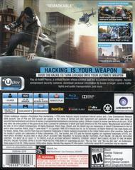 Back Cover | Watch Dogs Playstation 4
