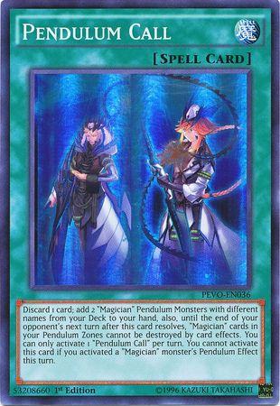 Pendulum Call PEVO-EN036 YuGiOh Pendulum Evolution