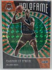 Shaquille Oneal [Green] #3 Basketball Cards 2020 Panini Mosaic HoloFame Prices