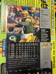 Back Of Game Date Card | Brett Favre [Game Dated Foil] Football Cards 1997 Upper Deck