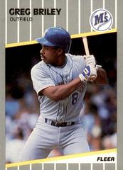 Greg Briley #U-57 Baseball Cards 1989 Fleer Update Prices