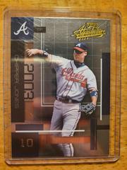 Chipper Jones Baseball Cards 2003 Playoff Absolute Memorabilia Prices