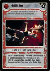 End Of A Reign [Limited] Star Wars CCG Tatooine Prices