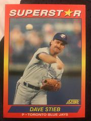 Dave Stieb #37 Baseball Cards 1992 Score Superstars Prices