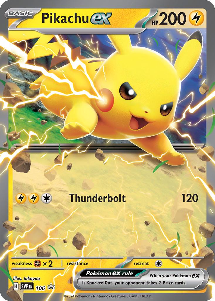 Pikachu Ex #106 Pokemon Promo