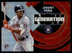 Jeremy Pena Baseball Cards 2022 Topps Chrome Update Generation Now Prices