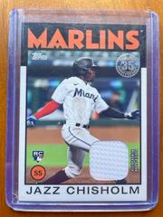 Jazz Chisholm #86BR-JCH Baseball Cards 2021 Topps 1986 Baseball 35th Anniversary Relics Prices