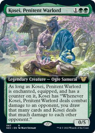 Kosei, Penitent Warlord Magic Kamigawa: Neon Dynasty Commander