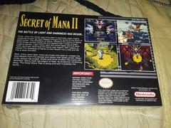 Back Of Box | Secret of Mana 2 [Homebrew] Super Nintendo