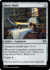 Hero's Blade #391 Magic Commander Masters Prices
