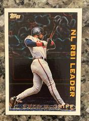 Fred McGriff #LL15 Baseball Cards 1995 Topps League Leaders Prices