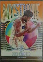 Joel Embiid [Orange] Basketball Cards 2020 Panini Illusions Mystique Prices