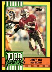Jerry Rice #1 Football Cards 1990 Topps 1000 Yard Club Prices