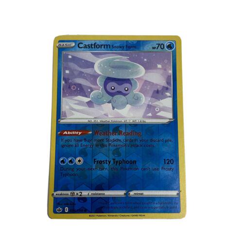 Castform Snowy Form [Reverse Holo] #34 Pokemon Chilling Reign