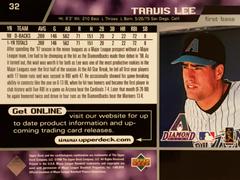 Rear | Travis Lee Baseball Cards 1999 Upper Deck