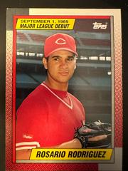 Rosario Rodriguez #103 Baseball Cards 1990 Topps Major League Debut Prices