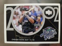 Paul Konerko #779 Baseball Cards 2003 Upper Deck 40 Man Prices