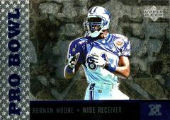 Herman Moore #PB7 Football Cards 1996 Upper Deck Pro Bowl Prices