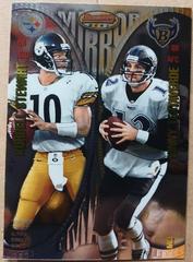 Second Or Back Side | Aikman, Collins, Testa, Stewart [Refractor] Football Cards 1997 Bowman's Best Mirror Image