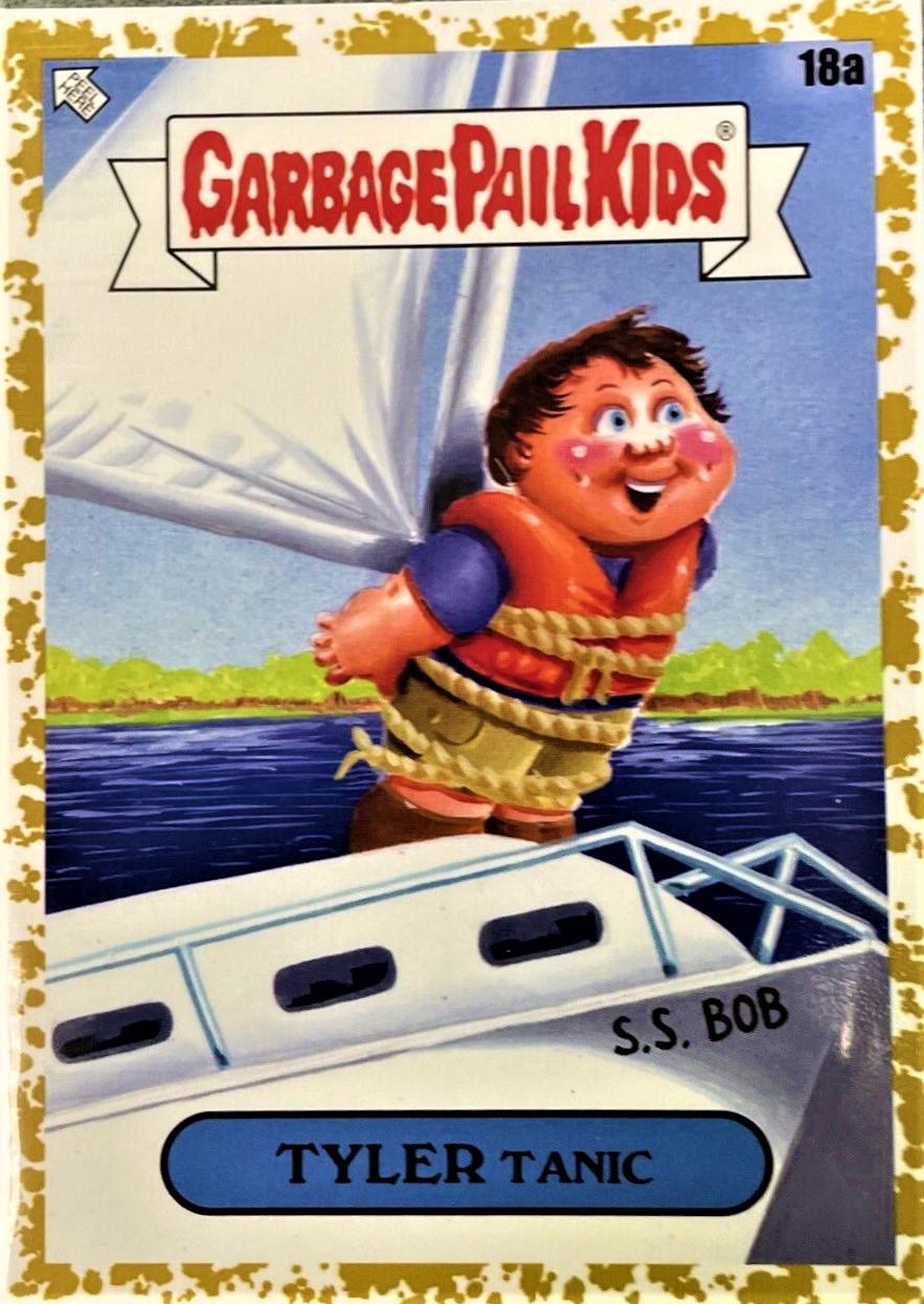 TYLER Tanic [Gold] 18a Prices Garbage Pail Kids Go on Vacation GPK