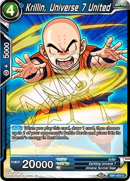 Krillin, Universe 7 United DB1-025 Dragon Ball Super Dragon Brawl