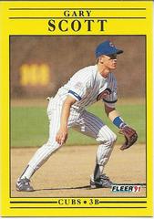 Gary Scott Baseball Cards 1991 Fleer Update Prices