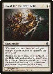 Quest for the Holy Relic [Foil] Magic Zendikar Prices