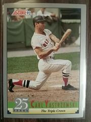 Carl Yastrzemski #B16 Baseball Cards 1992 Score Factory Set Inserts Prices