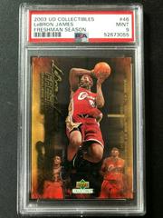 LeBron James #46 Basketball Cards 2003 UD Collectibles Freshman Season Prices