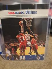 Backcourt Hits Key Baskets [Tribune] #269 Basketball Cards 1994 Hoops Prices