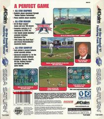 All-Star Baseball 97 - Back | All-Star Baseball 97 Sega Saturn