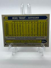 Back Of Card | Mike Trout Baseball Cards 2022 Topps 1987