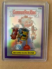 SECOND HAND ROSE [Purple] #129a 2021 Garbage Pail Kids Chrome Prices