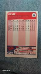 Back  | Felix Jose [Error Team Logo Covered] Baseball Cards 1990 Fleer