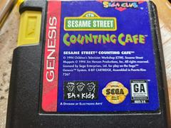 Cartridge (Front) | Sesame Street Counting Cafe Sega Genesis