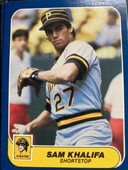 Sam Khalifa #611 Baseball Cards 1986 Fleer Prices