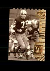 Forrest Gregg #28 Football Cards 1999 Upper Deck Century Legends Prices