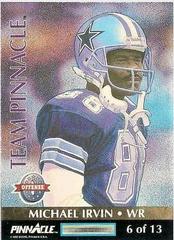 Michael Irvin/Eric Allen #6 Football Cards 1992 Pinnacle Prices