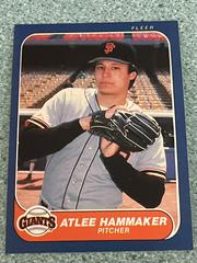 Atlee Hammaker #544 Baseball Cards 1986 Fleer Prices