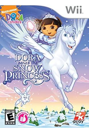 Dora the Explorer Dora Saves the Snow Princess Cover Art