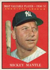 Mickey Mantle [MVP] #475 Baseball Cards 1961 Topps Prices