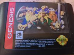 Cartridge (Front) | The Lost Vikings Sega Genesis