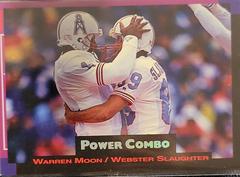 Warren Moon / Webster Slaughter #6 Football Cards 1993 Pro Set Power Combos Prices