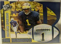Braylon Edwards Football Cards 2005 Press Pass Big Numbers Prices