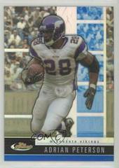 Adrian Peterson [Blue Refractor] #23 Football Cards 2008 Topps Finest Prices